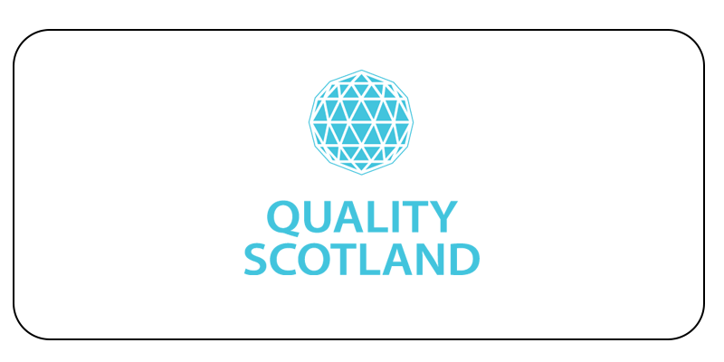This is the logo of Quality Scotland.