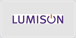 Logo of Lumison in purple