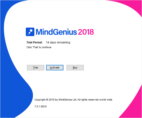 splashscreen for mindgenius 2018