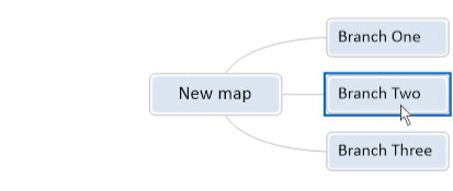 linking maps to branches