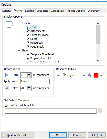 Showing dates and durations in gantt charts