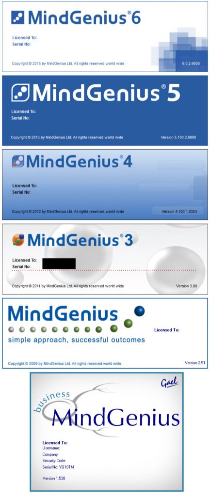 mindgenius desktop splash screen