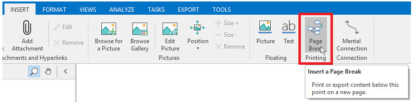 Printing a section of the map using slides