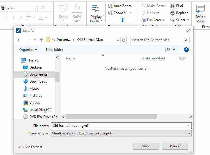 the mindgenius file format | MindGenius mindgenius