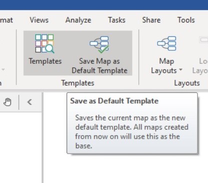 using default templates with mindgenius desktop