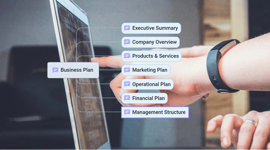 Roadmap to Success: Business Plan Mind Map