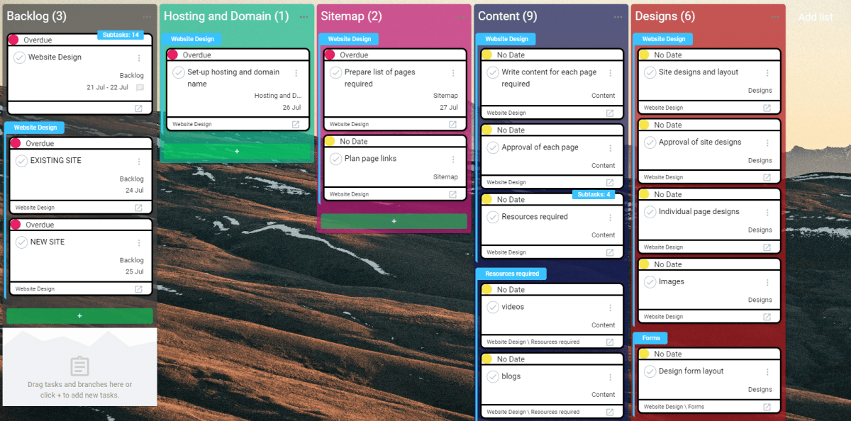 Visualizing Progress: Task Board in MindGenius Online