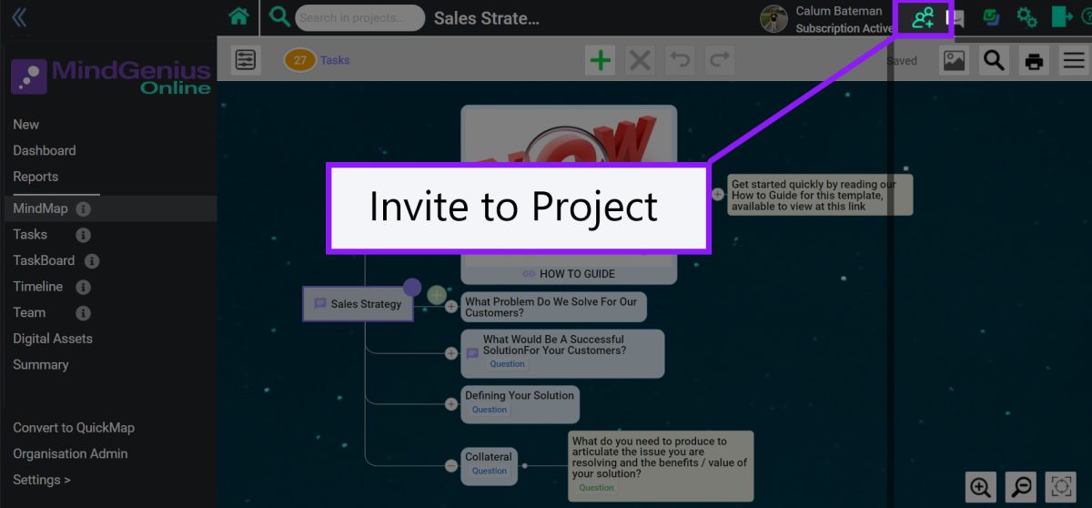 Image used on blog for 4 ways to collaborate on projects with MindGenius Online