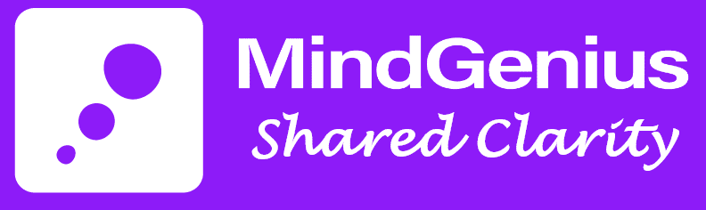 MindGenius Logo and Strapline