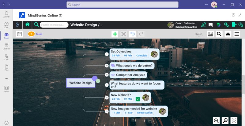 An image displaying a mind map illustrating website design considerations. The mind map branches into sections covering key elements such as user interface, navigation, layout, visual design, content strategy, functionality, and optimization. Each branch further expands into specific aspects including wireframes, color schemes, typography, imagery, responsive design, and search engine optimization (SEO). The mind map provides a visual overview of the website design process, facilitating strategic planning and collaboration among designers and developers. It offers a structured representation of essential components for creating an effective and user-friendly website.